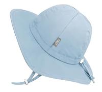 Jan & Jul Grow-with-Me - Sombrero de algodón para bebés y niños, azul claro, 6-24 meses