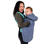 JAN & JUL impermeable acogedor bebé lluvia cubierta universal para bebé bebé portabebés y cochecitos (gris brezo)