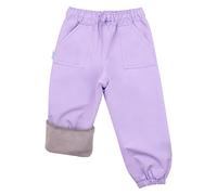 Jan & Jul Kids Water-Proof Fleece-Lined Rain Coat Jacket Hooded by | Impermeable, resistente al viento, cintura ajustable, plegable, pantalones ligeros de barro, sin PFAS