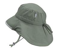 Jan & Jul Sombrero de Sol de Secado rápido Correa Ajustable, para niño Infante (Talla: 6-24 Meses, Ejercito Verde)