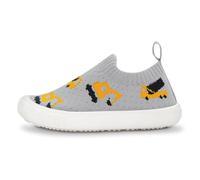 Jan & Jul Zapatos de punto gráfico para niños, lavables a máquina, Zapatos de punto gráfico: construcción gris, 11 Little Kid