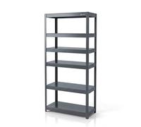 Jan Nowak estantería metálica Carga Pesada 6 baldas Ajustables hasta 80 kg por Nivel estantería Garaje Taller almacén Industrial Acero Resistente Sistema sin Tornillos organización Profesional