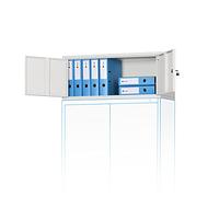 Jan Nowak Extensión para archivador C01L Armario de Oficina Metal con Recubrimiento en Polvo Puertas batientes 38 x 90 x 40 cm