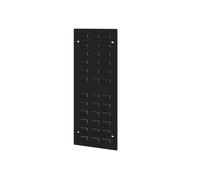 Jan Nowak Placa para Puerta de Armario, Chapa Perforada para Cajas de Almacenamiento, Almacenamiento de Piezas pequeñas en Armario de Taller, Placa de clasificación de Acero, 68 x 33 x 1,8 cm