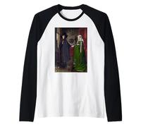 Jan Van Eyck The Arnolfini Portrait Camiseta Manga Raglan