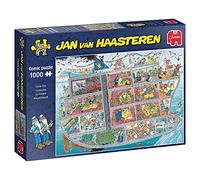 Jan Van Haasteren Cruise Ship 1000 Piece Jigsaw Puzzle Jan Rompecabezas, Multicolor (Jumbodiset 20021)