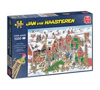 Jumbo Spiele Jan van Haasteren Santa's Village 5000 Teile - Puzzle für Erwachsen
