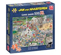 Jan Van Haasteren - El Zoológico - Puzzle 500XL para Adultos - Gran Rompecabezas de 500 Piezas - Cartón 100 % Reciclado - Puzzles de 500 Piezas - Regalo Divertido y Estimulante - 68 x 49cm