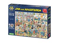 Jan van Haasteren- Haasteren,Jan Van, 10 Years JvH Studio 1000pcs, Color Negro, 68x49cm (Jumbo Spiele 1110100028)