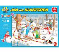 Jan van Haasteren- Jumbo Spiele Junior Pupazzo di Neve, 150 Pezzi, Puzzle per Ba
