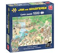 Jan Van Haasteren - JVH - Bienvenido a la Selva - Jungle Tour - Puzzle para Adultos - Humorístico - Cartón 100% Reciclado - 1000 Piezas - Jumbo