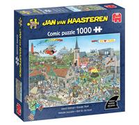 Jumbo Puzzle para Adultos Jan Van Haasteren Retiro isleño – 1000 piezas, cartón 100% reciclado