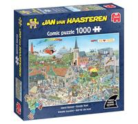 Jumbo Puzzle para Adultos Jan Van Haasteren Retiro isleño – 1000 piezas, cartón 100% reciclado