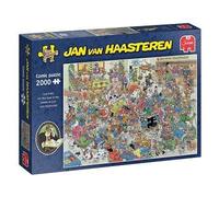 Jan van Haasteren- Mensch ärgere Dich Nicht Puzzle de 2000 Piezas, Multicolor, 34,5 cm x 25 cm (Jumbo Group 1110100523)