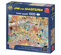 Jan Van Haasteren JVH - Cálido Frente, Chaos Dedans - Not So Wellness - Puzzle para Adultos - Humorístico - Cartón 100% Reciclado - 1000 Piezas - Jumbo