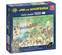 Jan Van Haasteren - JVH - Bienvenido a la Selva - Jungle Tour - Puzzle para Adultos - Humorístico - Cartón 100% Reciclado - 1000 Piezas - Jumbo