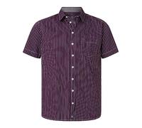 Jan Vanderstorm Camisa de rayas Perttu para hombre, violeta, 3XL Grande
