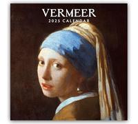 Jan Vermeer 2025 Square Wall Calendar