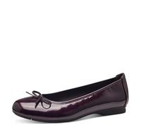 Jana 8-22163-41, Bailarina Mujer, Dunkel Lilac Lack, 42 EU Ancho
