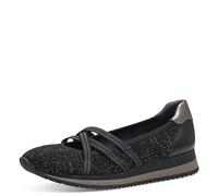 Jana 8-22173-42, Zapatos Tipo Ballet Mujer, Negro, 37 EU