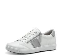 Jana 8-23676-42 120, Zapatillas Mujer, Color Blanco y Gris, 36 EU Ancho