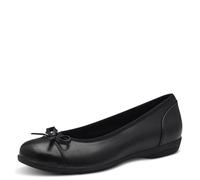 Jana Bailarina para Mujer 8-22168-43, Zapatos Tipo Ballet, Negro, 38 EU Ancho