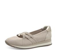 Jana 8-22173-42, Bailarina Mujer, Beige Dorado, 38 EU