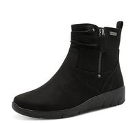 Jana Bota para Mujer Flat Tex + Botas Veganas de Media Longitud, Color Negro, Talla 38 EU, Negro Uni, 38 EU