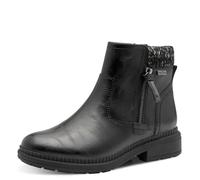 Jana Bota para mujer Flat TEX + botas veganas de media longitud, Nappa negro, talla 37 EU, Color negro., 37 EU