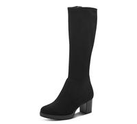 Jana Botas de tacón largo para mujer 8-25565-43, Negro, 36 EU Ancho
