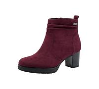 Jana Botas de tacón TEX + botas de moda veganas, color burdeos, talla 39 EU, burdeos, 39 EU