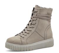 Jana Botas Deportivas con Cordones para Mujer, Forro Caliente Plano, Vegano, Moda, Color Gris, 37 EU
