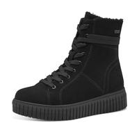 Jana Botas Deportivas con Cordones para Mujer, Forro Caliente Plano, Vegano, Moda, Negro, 37 EU