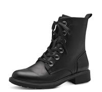Jana Botas Planas de Encaje para Mujer 8-25277-43, Moda, Negro, 41 EU Ancho