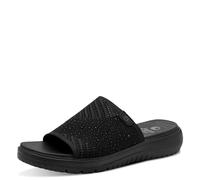 Jana Coshy Mule Flat 8-27264-46, Sandalias Planas Mujer, Negro, 36 EU
