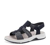 Jana Coshy Sandal Flat 8-28660-46, Sandalias Planas Mujer, Azul Marino, 37 EU