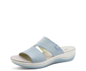 Jana Coshy Wedge/Plat Mule 8-27270-43, Sandalia con talón Mujer, Sky Sun, 39 EU