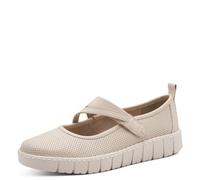 Jana Damen Ballerina Strap 8-24764-46, Zapatos Tipo Ballet Mujer, Beige, 41 EU