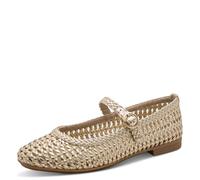 Jana Damen Ballerina Strap Vegan, Zapatos Tipo Ballet Mujer, champán, 41 EU