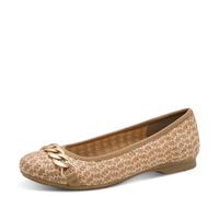 Jana Damen Ballerina Vegan 8-22171-44, Zapatos Tipo Ballet Mujer, Lt Natural, 42 EU