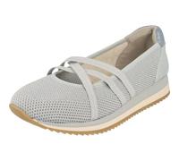 Jana Damen Ballerinas mit Riemen Vegan, Zapatos Tipo Ballet Mujer, Azul Celeste, 37 EU