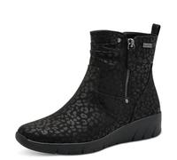Jana Damen Boot Flat Tex + Vegan, Botas de Moda Mujer, Black Leo, 37 EU