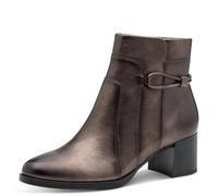 Jana Damen Boot Heel Vegan, Botas de Moda Mujer, marrón, 38 EU