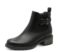 Jana Damen Chelsea Vegan, Botas Estilo Mujer, Negro, 40 EU