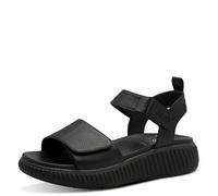 Jana Damen Flache Sandale Vegan, Sandalias Planas Mujer, Negro, 38 EU