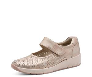 Jana Damen Halbschuhe mit Klettverschluss Vegan, Zapatillas Mujer, Oro Rosa, 39 EU