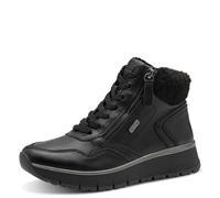 Jana Damen Lace Boot Flat Tex + Vegan, Botas de Moda Mujer, Negro, 37 EU