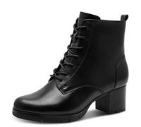 Jana Damen Lace Boot Heel, Botas Cortas al Tobillo Mujer, Negro, 39 EU