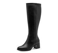 Jana Damen Long Boot Heel Vegan, Botas a la Altura de Rodilla Mujer, Negro, 36 EU