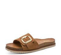 Jana Damen Mule Flat Multiadj+Vegan, Plataforma Mujer, coñac, 37 EU
